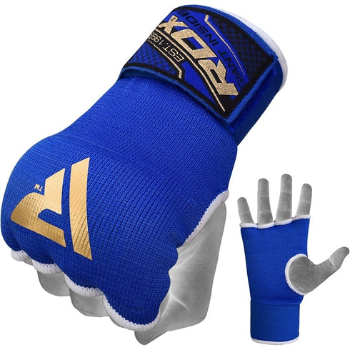 RDX 75CM GEL INNER GLOVES WITH WRIST STRAP/Blu-4